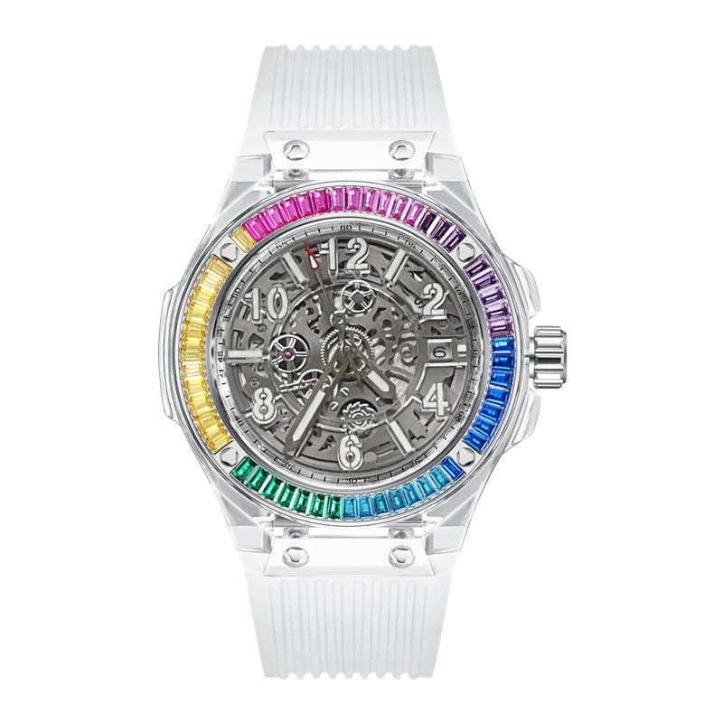 HANBORO Wpmen Автоматические часы Женские Роскошные механические наручные