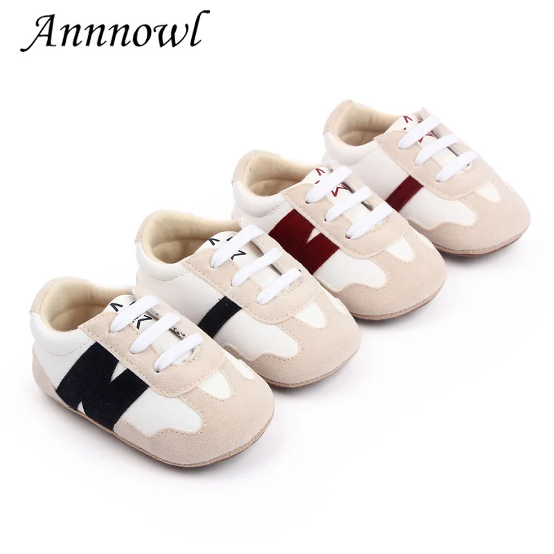 

Fashion Brand Boy Leather Sports Sneakers Infant Girl Tenis Newborn Baby Crib Shoes Toddler Anti-slip Rubber Bottom Moccasins