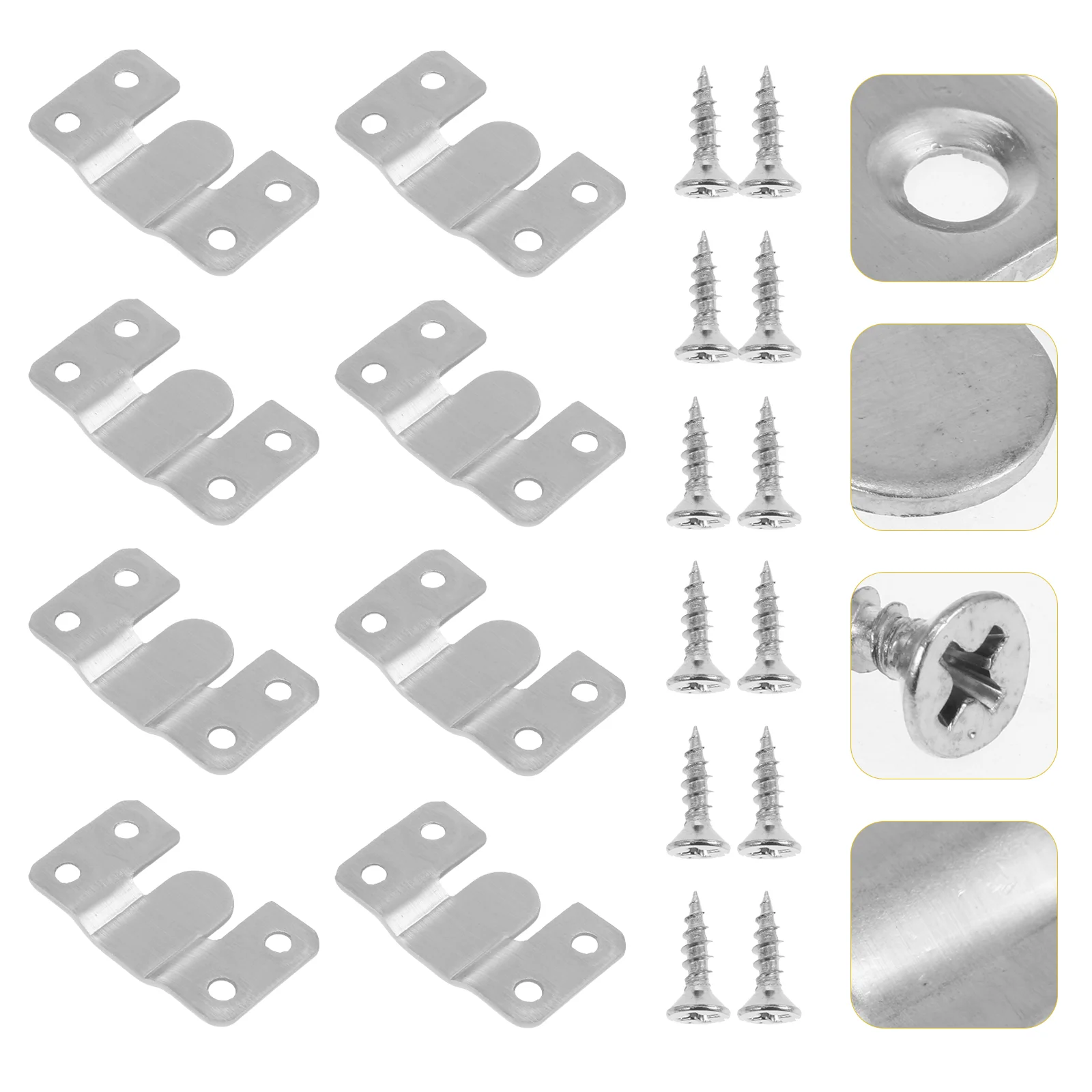 

12 пар, настенные крючки для фоторамки с винтами 48 шт.