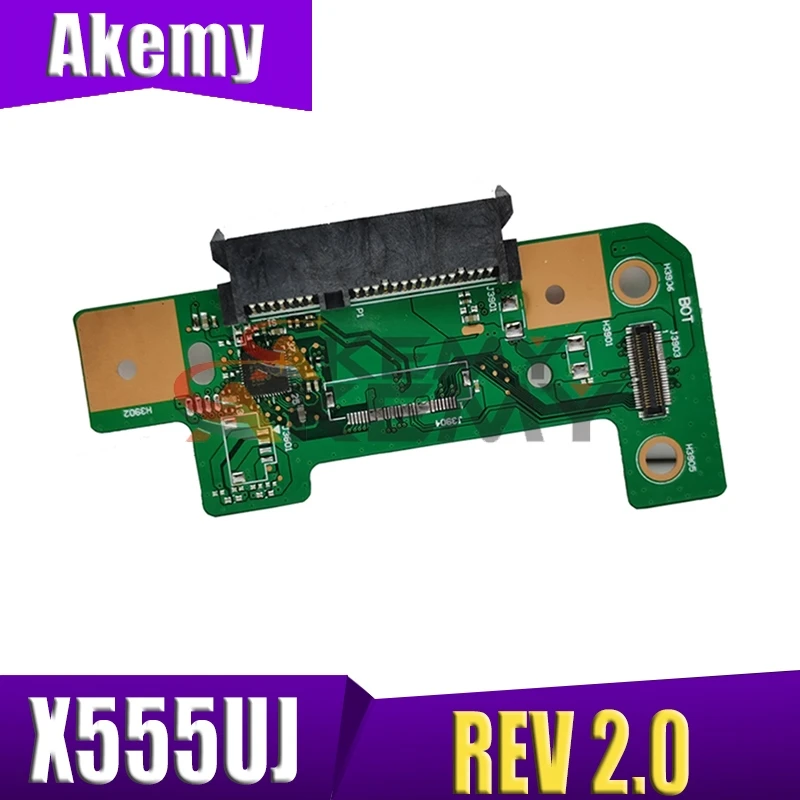 Akemy original HDD connector For Asus X555U X555UA A555U F555U K555U X555UJ Rev 2.0 Hard disk drive board 100% Tested