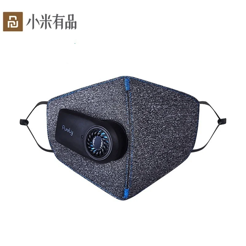 

Xiaomi Mijia Youpin Pear Purely Electric Fresh Air Mask Smart PM2.5 550mAh Battreies Rechargeable Filter Mask 3D Breathable Mi