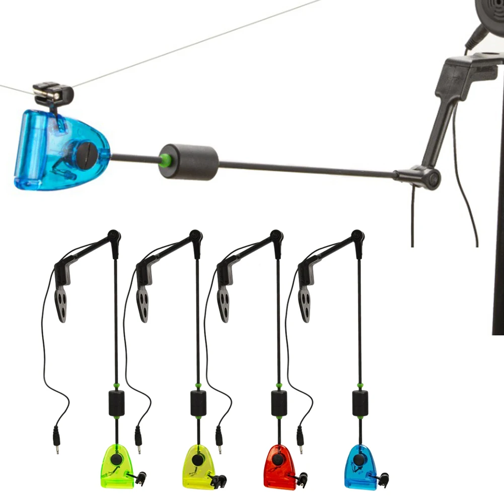 

Fishing Bite Alarm Hanger Swinger Stainless Steel Tensioner Head Colorful Lamp Illuminated Indicator Carp Fishing Accessories
