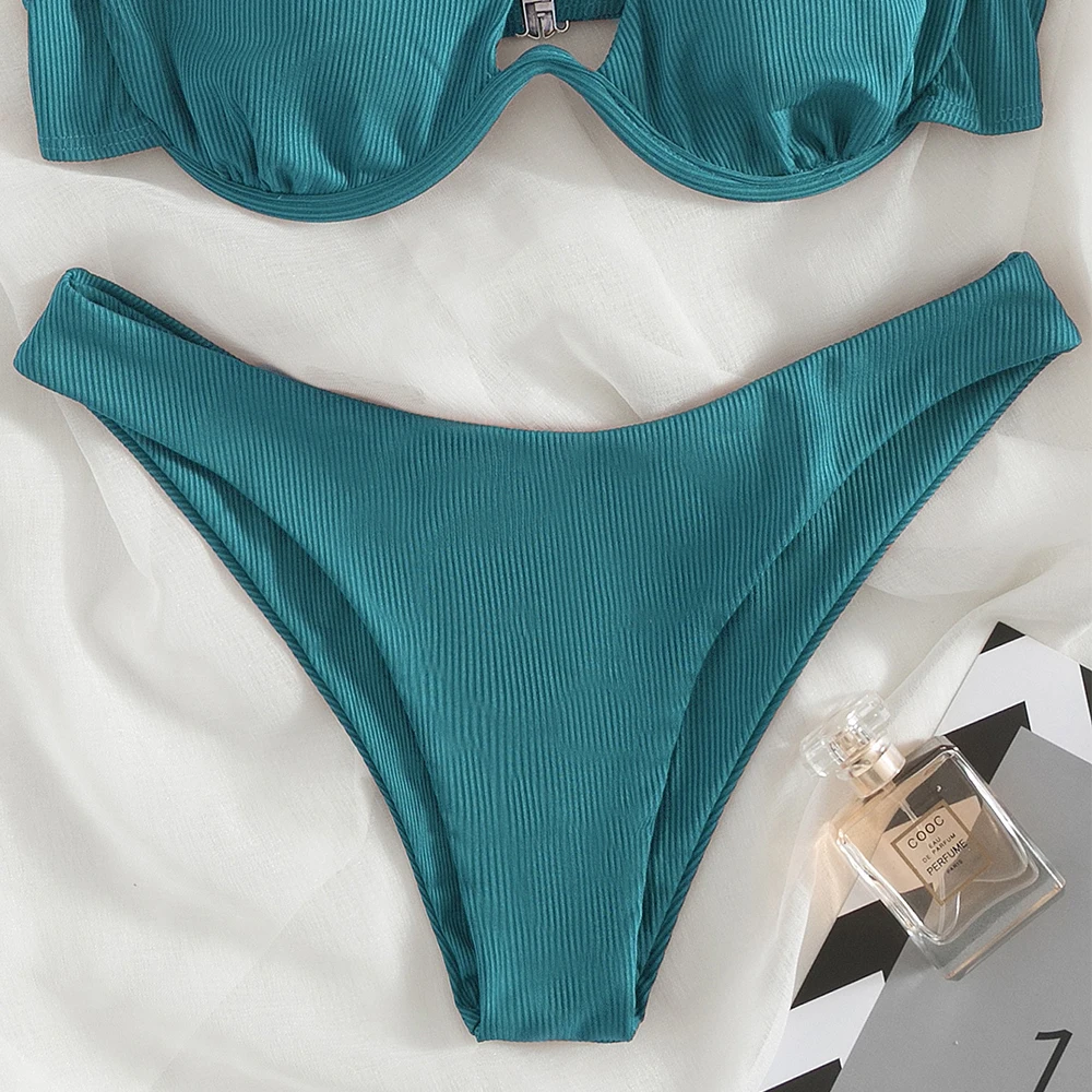 Купальный костюм Новинка лета 2022 женское бикини купальник пуш-ап монокини с