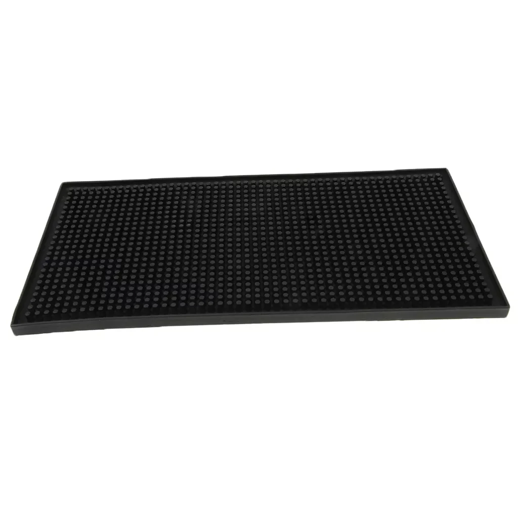 

2023New Bar Runner Rubber Strip Spill Mat Black for Home Cocktail Party Pub Club Bar Beer Drinks, 30x15x1cm