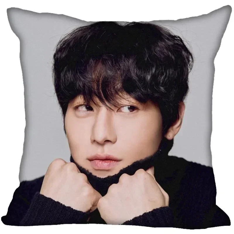 Ahn Hyo Seop Квадратная Декоративная Наволочка Экологически Чистая Хлопковая