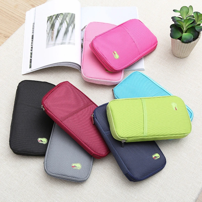 

Multifunctional Storage Bag Women's Money Bag Pocket Wallets Key Holder Case Travel Ticket Holder Card Bag Portable Passport Bag