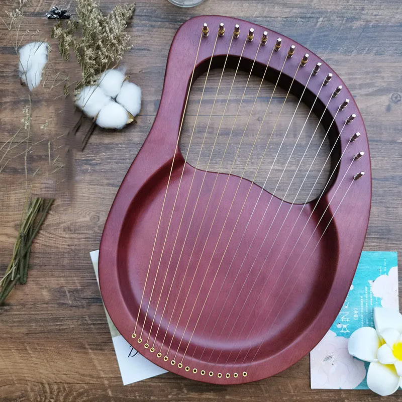 16 Strings Traditional Harp Music Miniature Solid Wood Keyboard Musical Ethnic Harp Gift Intrumentos Musicais String Instruments