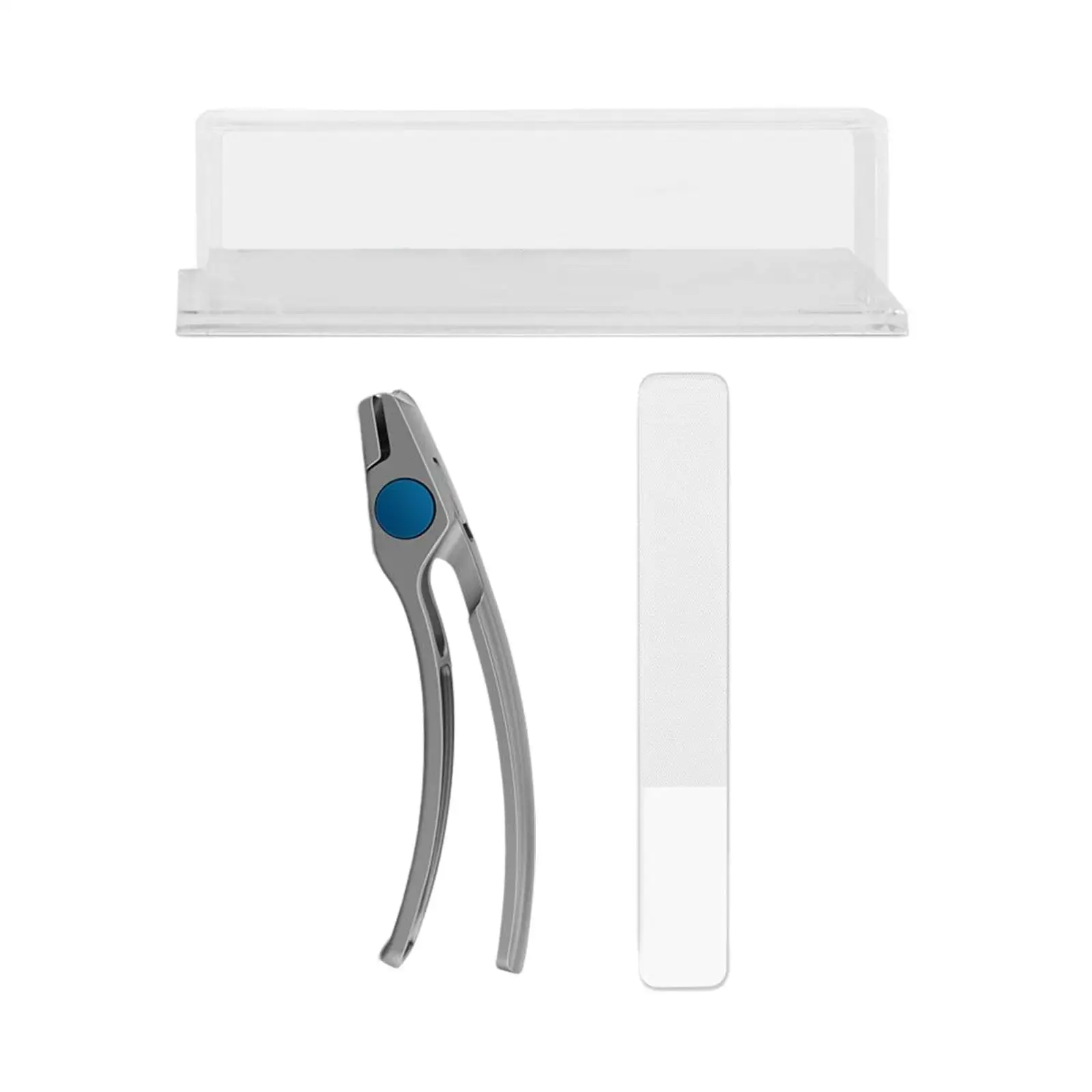 Маникюрный набор кусачки для ногтей с защитой от брызг кусачек со стеклянной