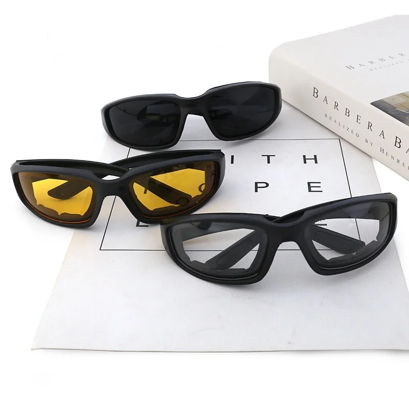 

Motorcycle Ski Goggles Windproof Sunglasses Outdoor Sports Dustproof Uv Protection Sponge Pad Glasses Fashion Personality