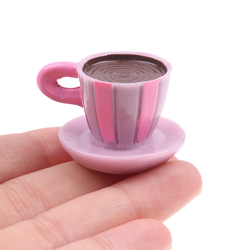 

Dollhouse Miniture Simulation Afternoon tea Coffee Cup model Decoration Toy Food Kitchen Accessories