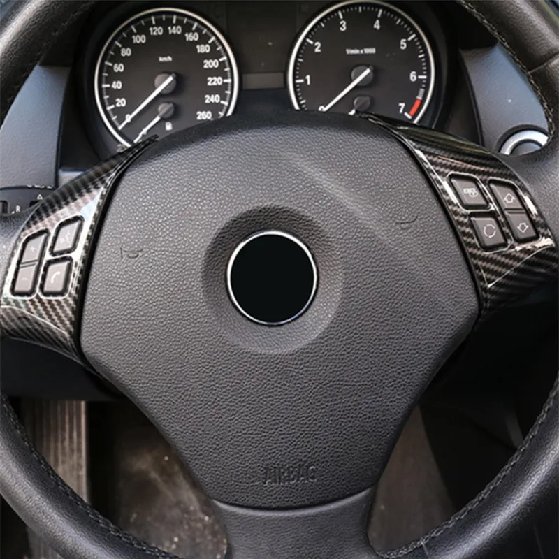 Кнопки на руль из АБС-пластика Обшивка Рамы отделка для BMW E90 E84 3 серии 2005-2012 X1 2010-2013