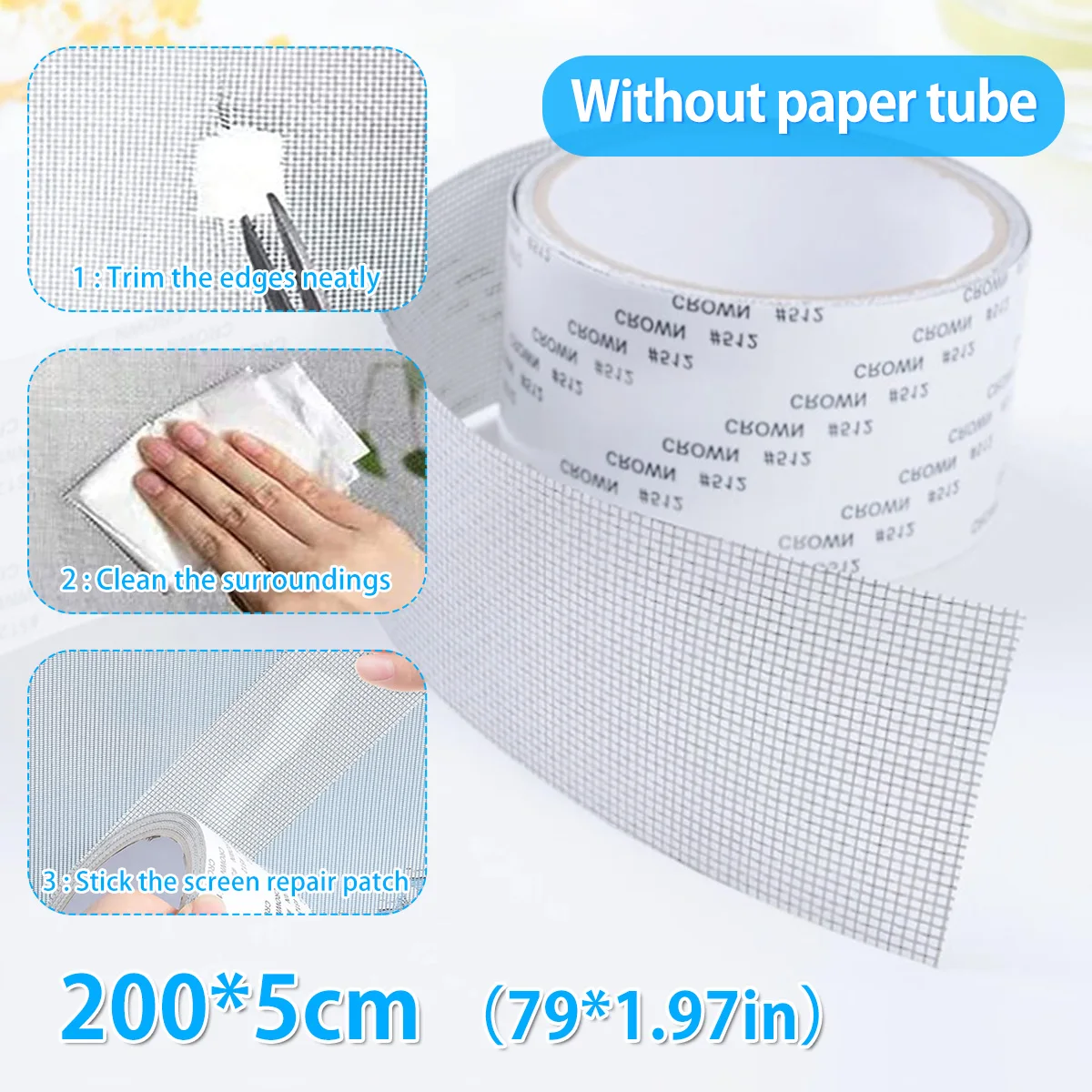 2 м x 5 см ремонтная лента для экрана двери окна прочная самоклеящаяся сетка