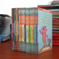 25 booksset kawaii an elephant and piggies book interesting story childrens picture english books kids learning toys libros