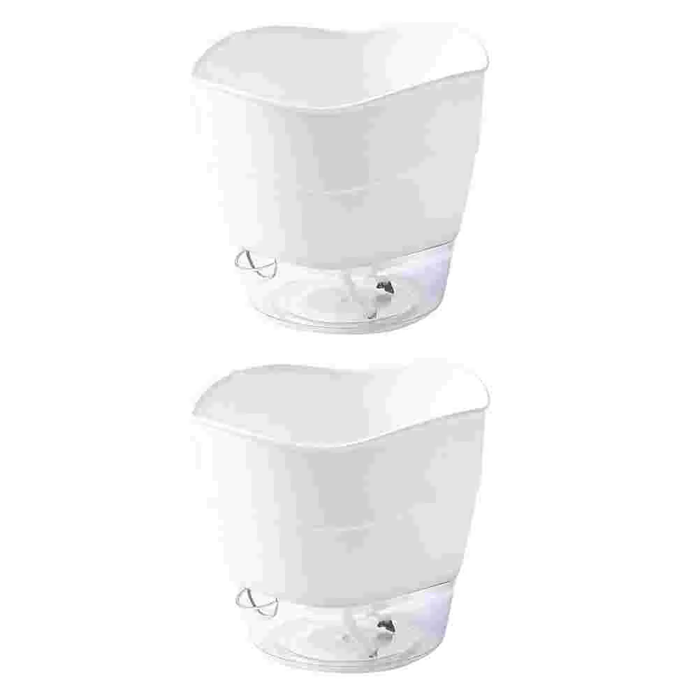 

Self Watering Planter Box Hydroponic Pot Cleaning Tank Automatic Planters Vegetable Pots Window