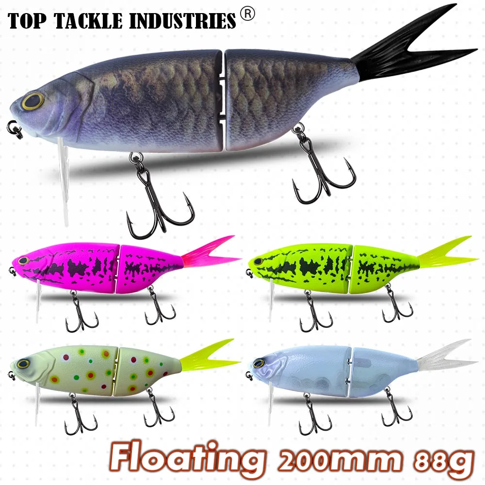 

New Floating Jerkbait Jointed Bait Swimbait Artificial Fishing Lure 200mm 88g Crankbait Hard Fishing Bait