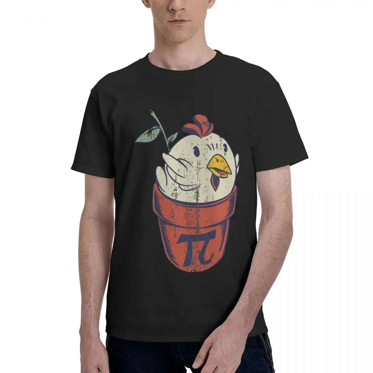 Футболка унисекс с коротким рукавом и круглым вырезом из натурального хлопка