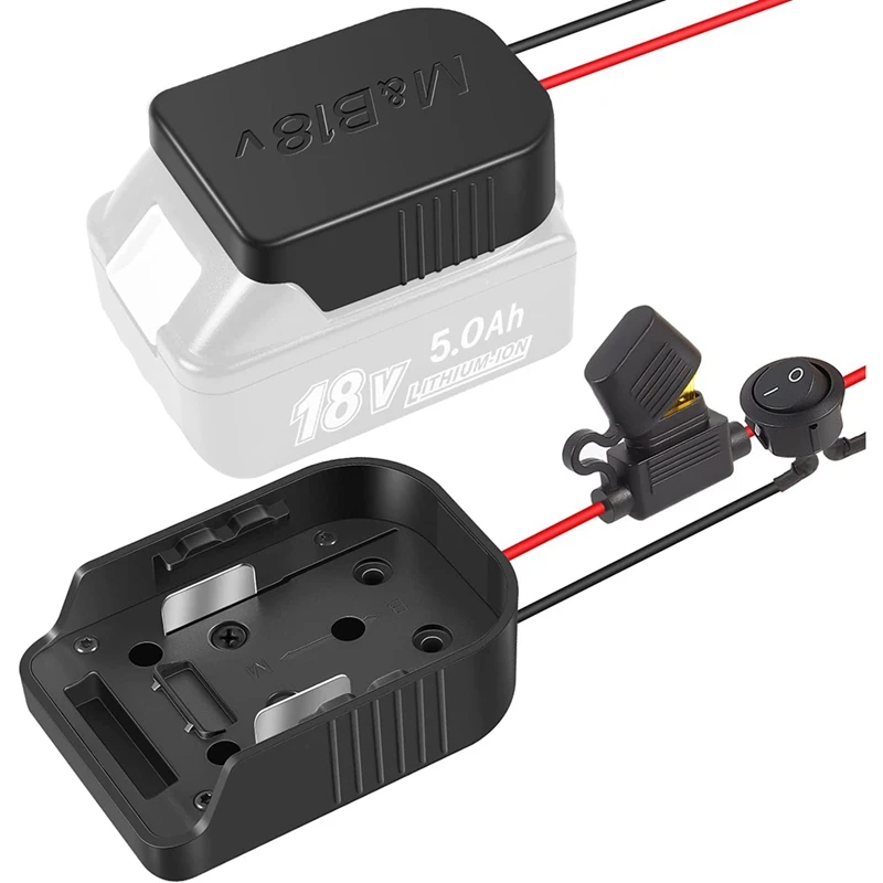 Блок питания с предохранителем и переключателем для литиевой батареи Makita 18 В/14 4 В