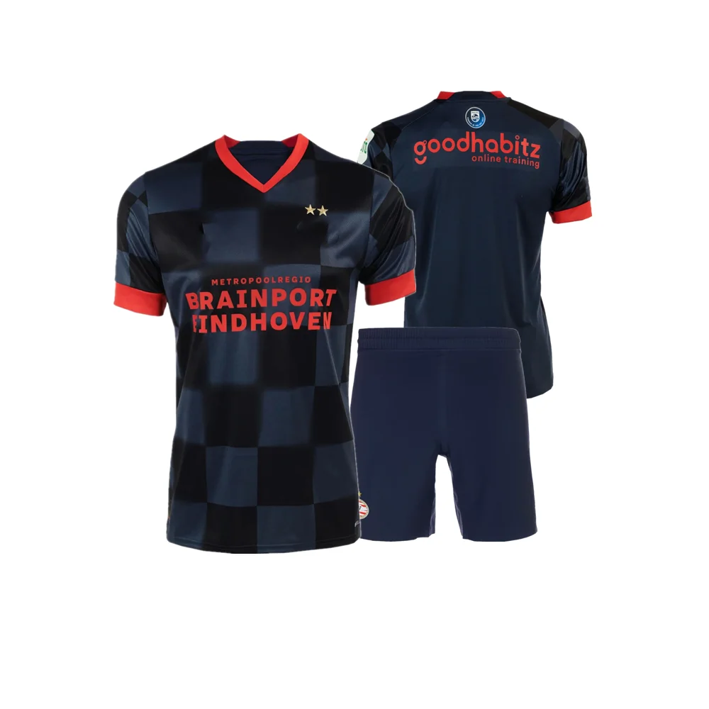 

M.Götze EindhovenES Jersey Kids Adult boys Kit 2022 23 Away VAN GINKEL GAKPO PS Men's T-Shirts