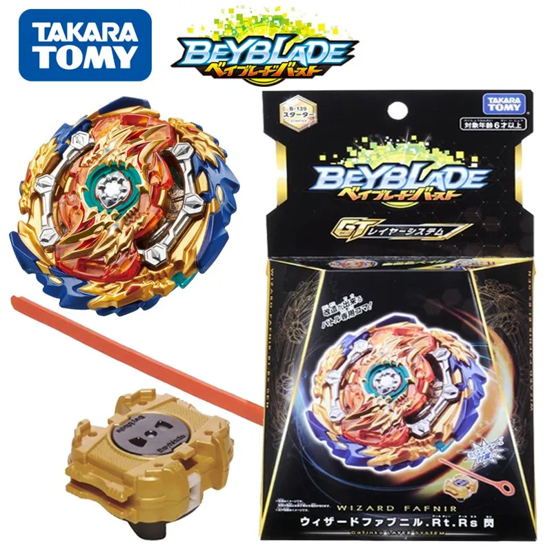 

B-139 Starter Wizard Fafnir Ratchet Rise Sen (With Launcher)/Loose Item/Takara Tomy/Beyblade Burst/Gatinko/GT |Beyfan