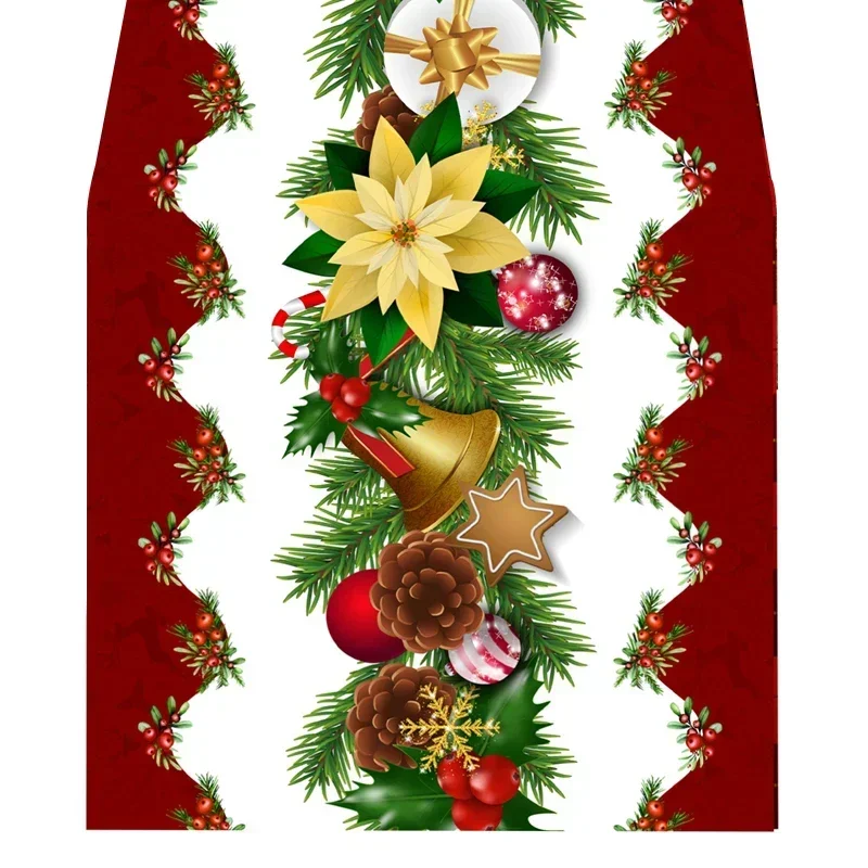 

Рождественская скатерть-дорожка из полиэстера/хлопка 180x35 см