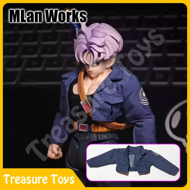 Фото Распродажа! В наличии: Набор курток и шорт MLan Works Dragon Ball, фигурки Тонсена и Супер Сайяна Транка, аниме-фигурки, подарки. №2