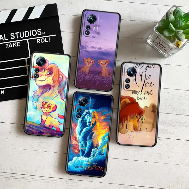

Lion King Simba Black Phone Case For Xiaomi Mi 13 12 Lite 12T Pro 12X 12S 11 11T 11i 10T 10 9 Ultra 5G