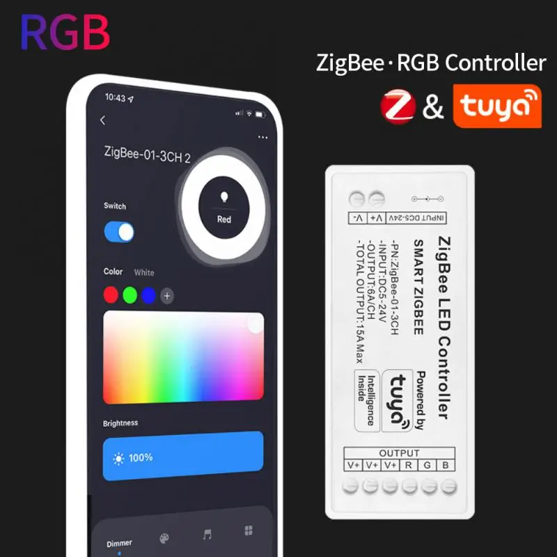

Умная Светодиодная лента RGB + CCT/RGBW, 5-24 в пост. Тока