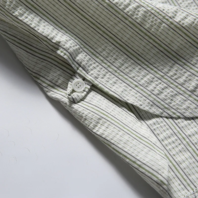 Рубашка в полоску для мужчин и женщин модная Свободная Повседневная винтажная