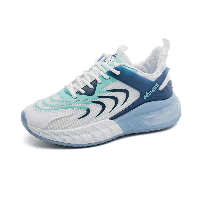 

2023 Running Shoes Ladies Breathable Sneakers Summer Light Mesh Air Cushion Women's Sports Shoes Outdoor Lace Up Training Shoes