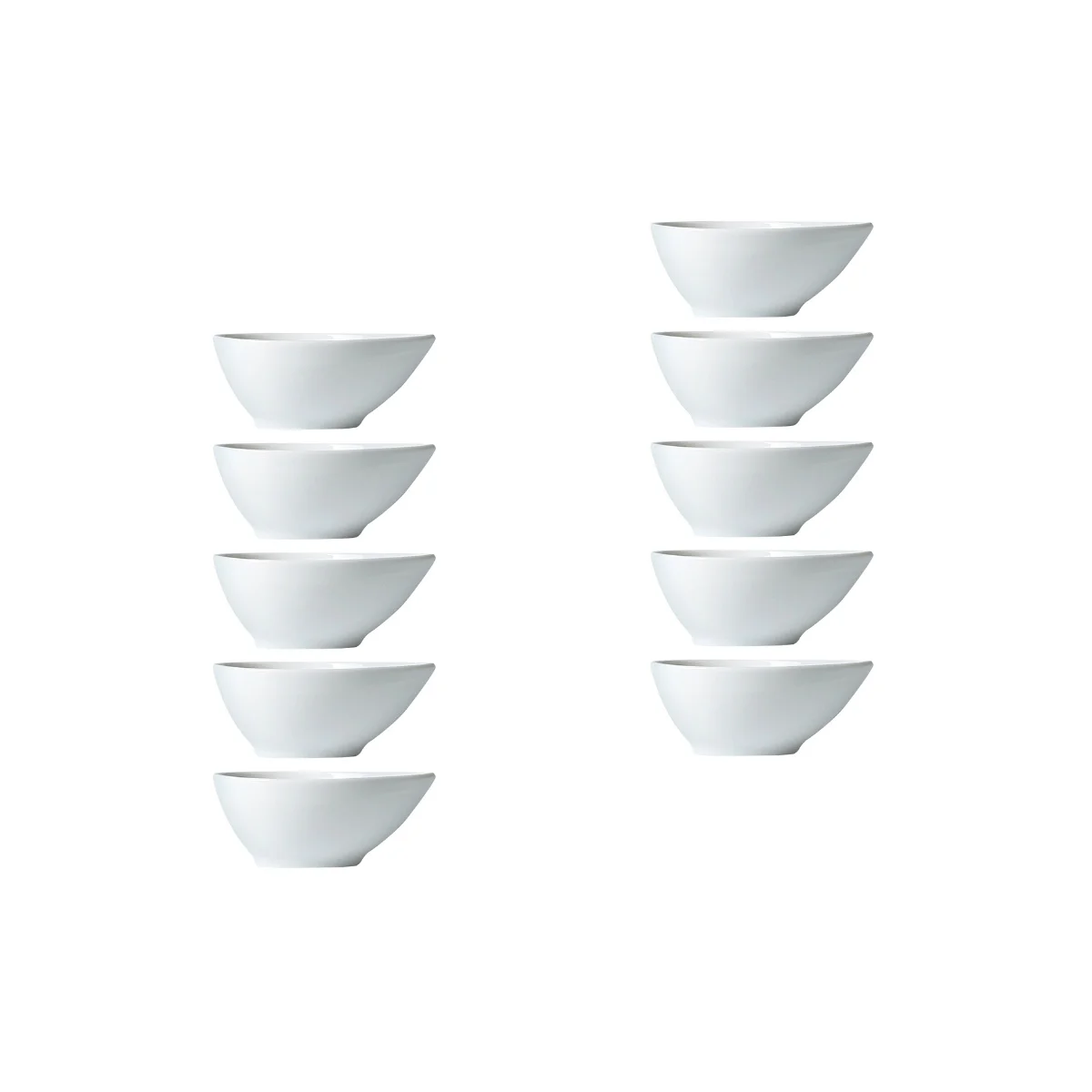 

10 Pcs Oil Dish Seasoning Bowl Mini Spice Containers Sushi Multi-function Melamine Exquisite Sauce Dessert