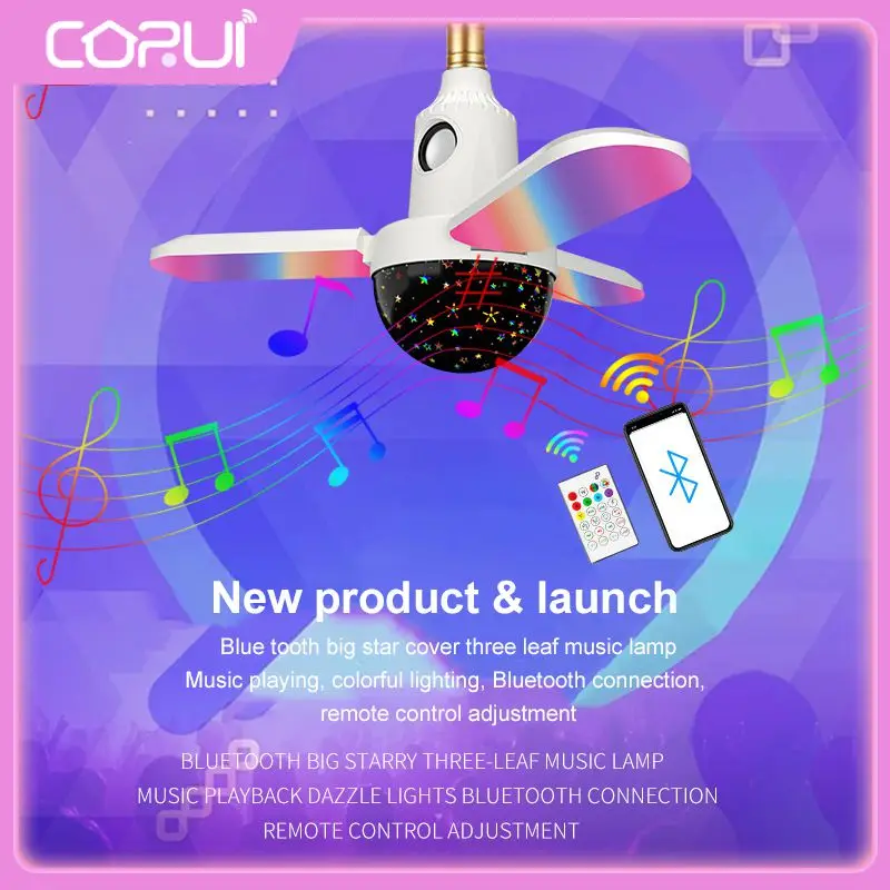 

Регулируемая яркость, 3 листа, Rgb, звездное звёздочка, 40 Вт, умная музыка, светодиодные лампы, красочные лампы, украшения, умный дом, затемнение