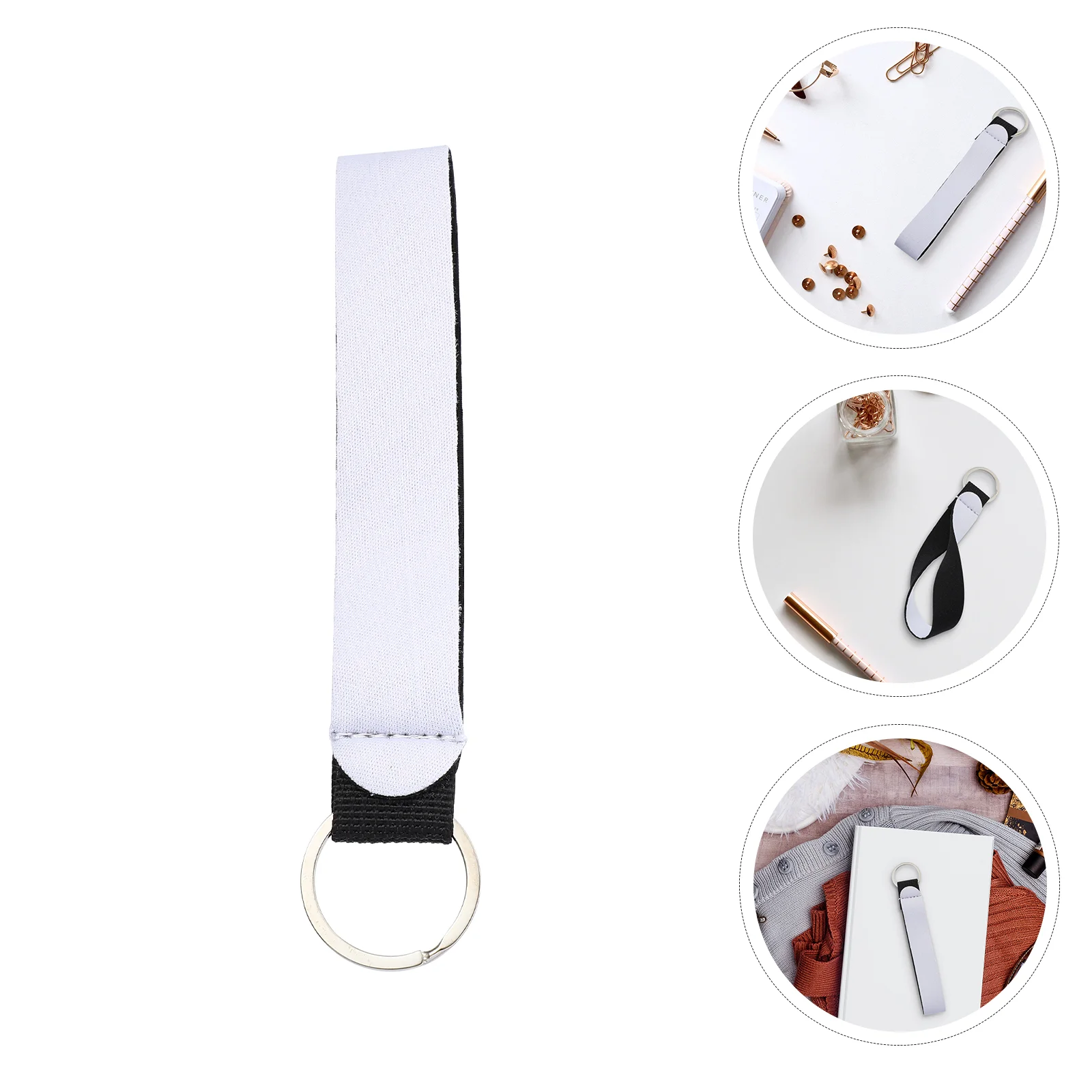 

Keychain Wristlet Wrist Lanyard Key Chain Sublimation Strap Blank Bulk Neoprenewomen Printable Craft Short Diy Animal Heat