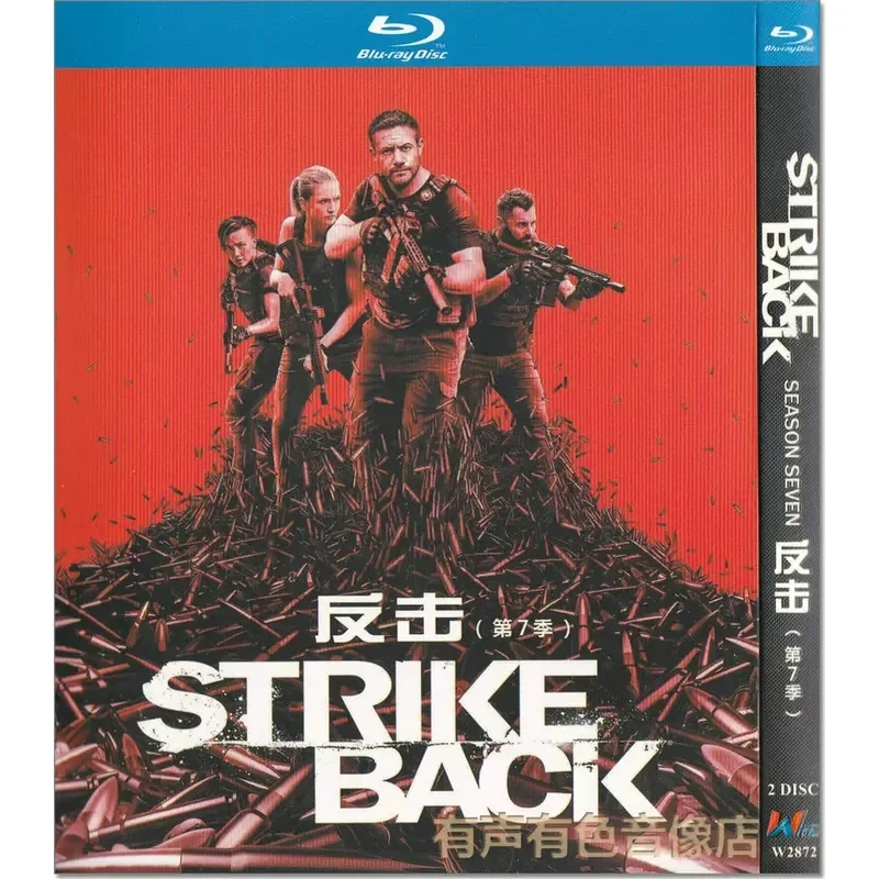 Фото Бесплатная доставка. Оригинальный американский телесериал «Action Shootout: Counterattack», сезоны 1-8, высокое разрешение, BD Blu-ray, 15 дисков. №4