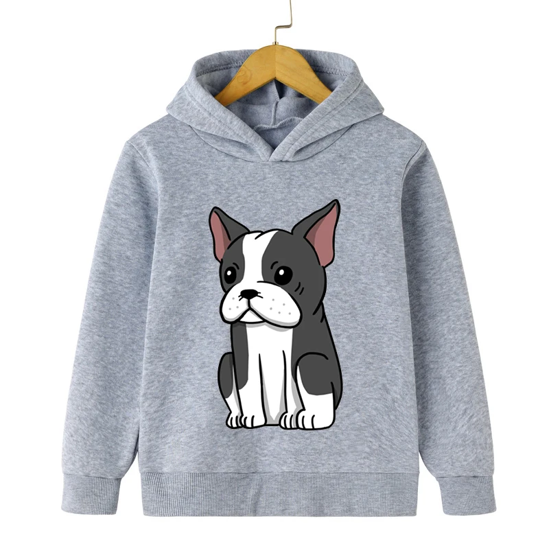

Cartoon Dogs Print 2023 Baby Boy Clothes Funny Animal Fashion Sweatshirts Harajuku Dogs Autumn Hoody Girls Fashion Hoodies