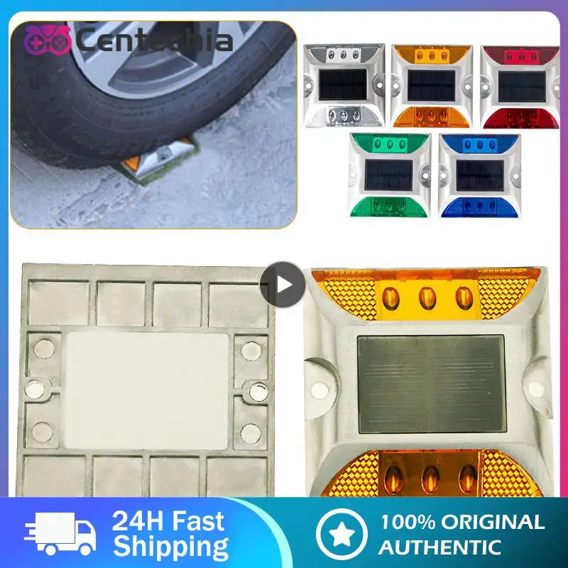 

Aluminum Solar Road Reflector Rear Warning Lamps Flashing Spike Anchor Street Light Led Solar Warning Lights Outdoor Solar Lamp