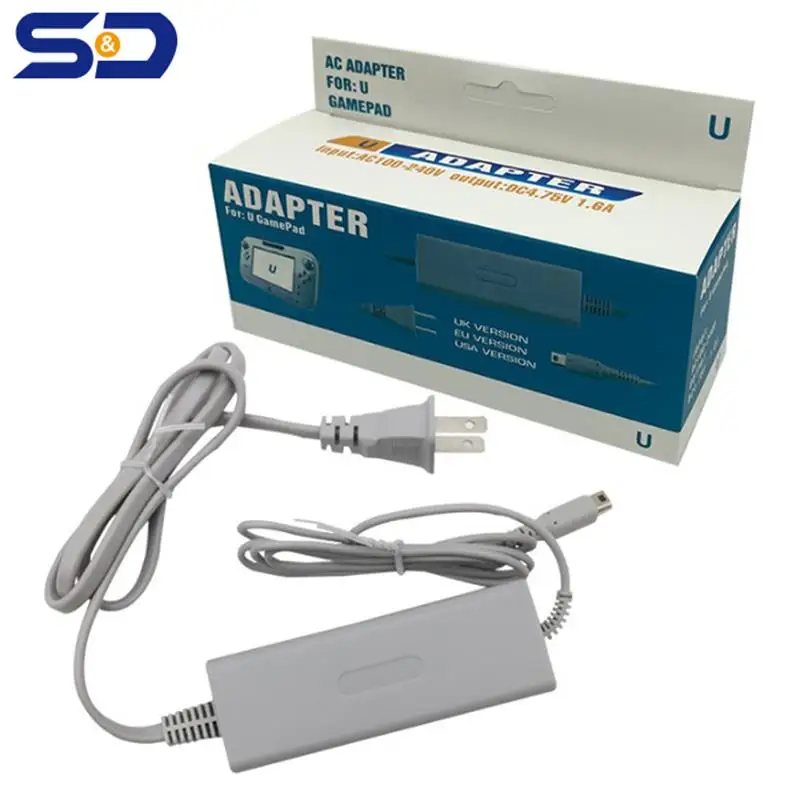 

100-240V AC Charger Adapter for Nintendo Wii U Gamepad Controller Joystick Home Wall Power Supply for WiiU Pad US/EU Plug