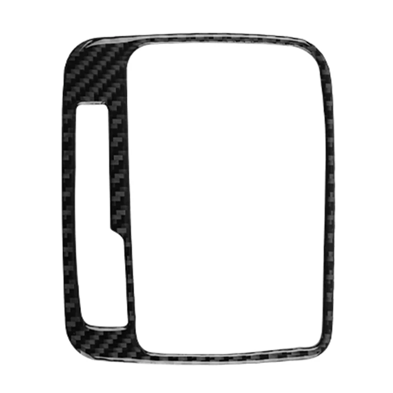 

For-Touareg 2011-2018 Real Carbon Fiber Console Gear Shift Frame Cover Trim Car Decorative Sticker