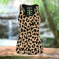 new fashion womens leopard pattern 3d print tank tops ladies casual sleeveless tops summer vest shirts top plus size xs 8xl