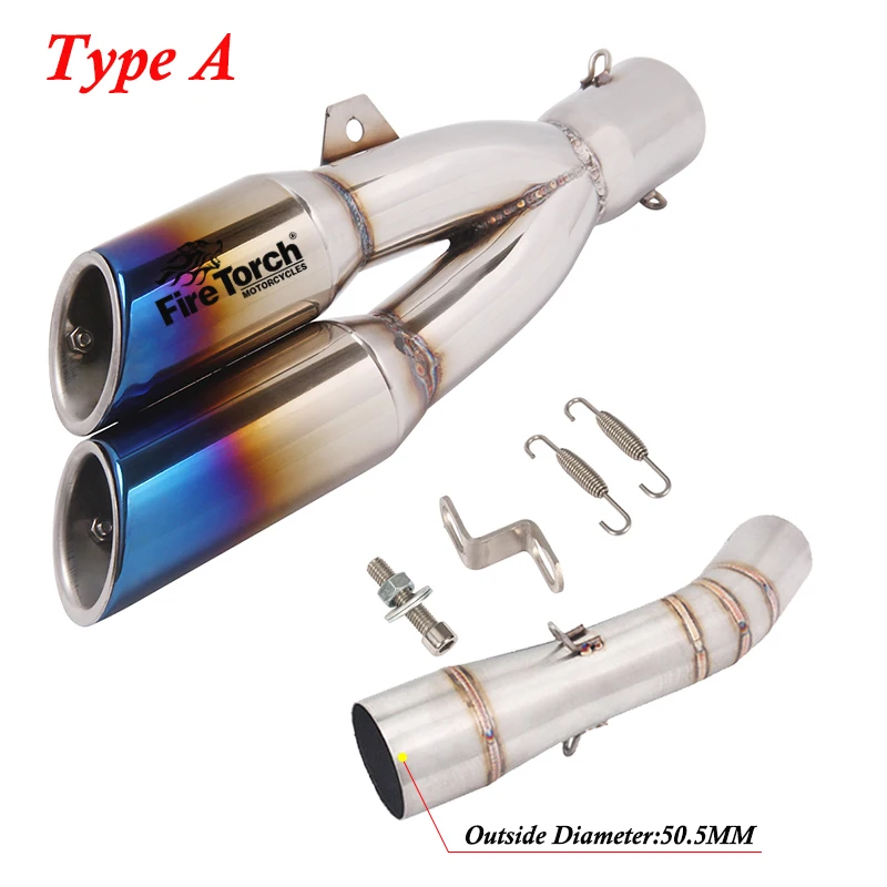 Выхлопной глушитель для мотоцикла Benelli 502c TRK502C модифицированный съемный