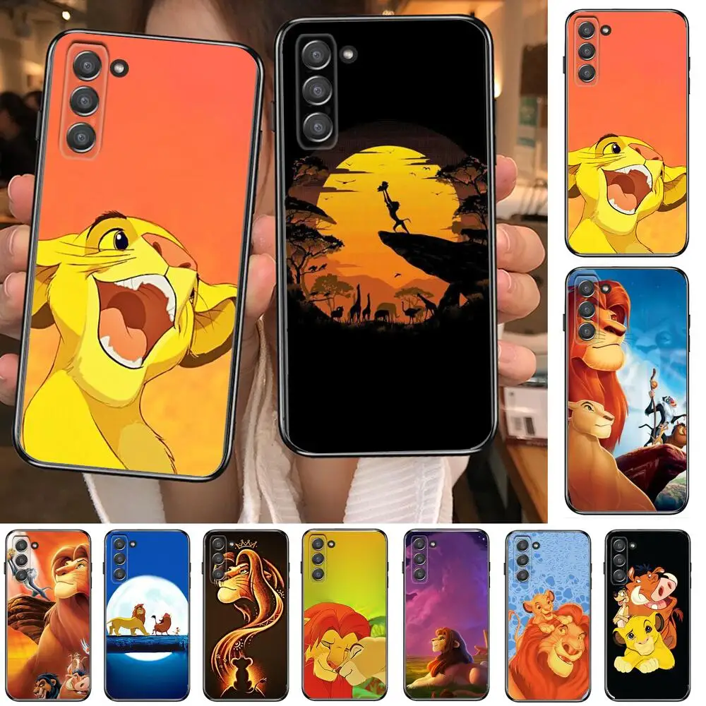 

disney lion king Phone cover hull For SamSung Galaxy s6 s7 S8 S9 S10E S20 S21 S5 S30 Plus S20 fe 5G Lite Ultra Edge
