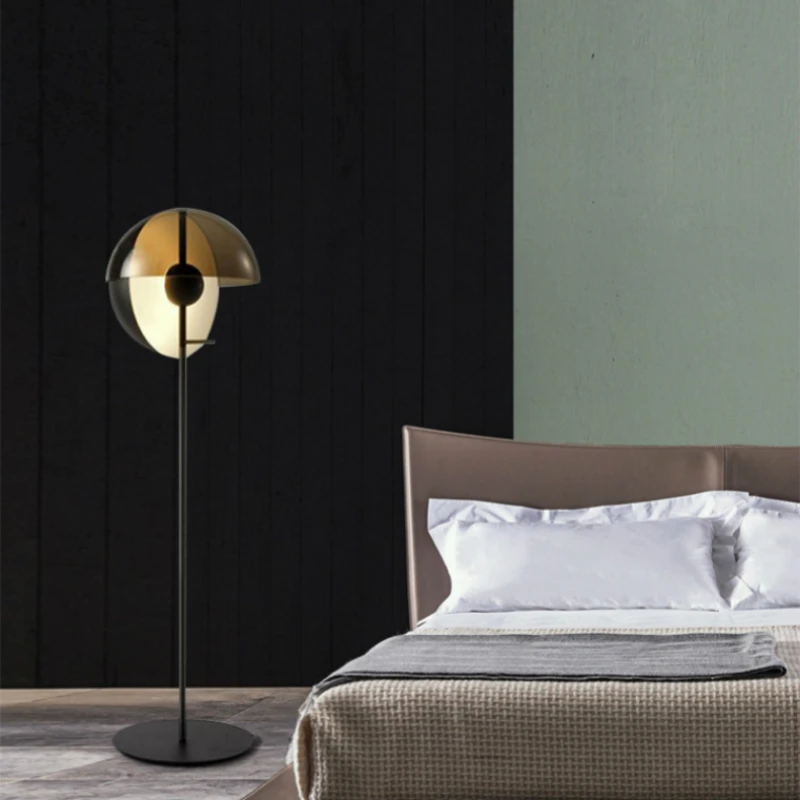 Скандинавский пост-модерн полусферическое стекло фотолюстра домашний декор для