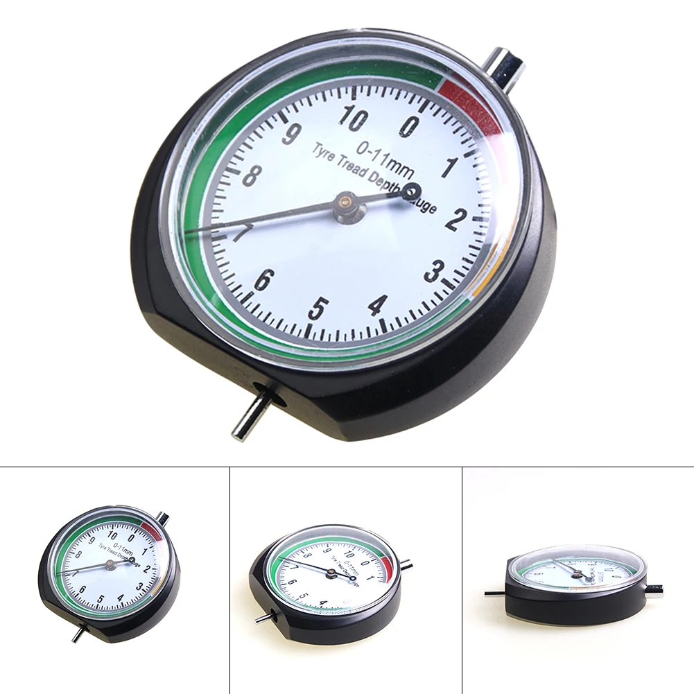 

Thickness Gauge Tire Depth Gauge Workshop Equipment Measure Tire Tread Depth Gauge Black Caliper Car Tyre Durable High Quality