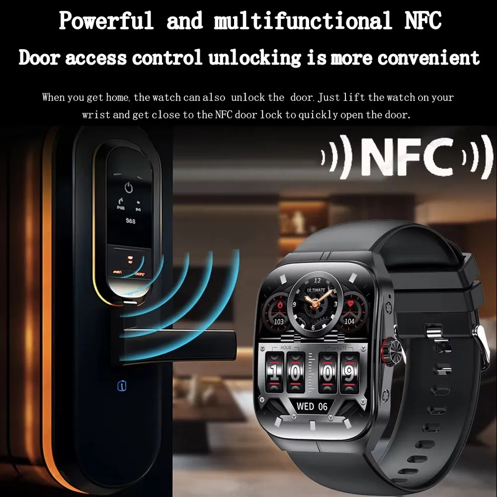 Для HUAWEI OPPO Watch 4 Pro Спортивные умные часы Мужчины GPS Трек Мониторинг здоровья