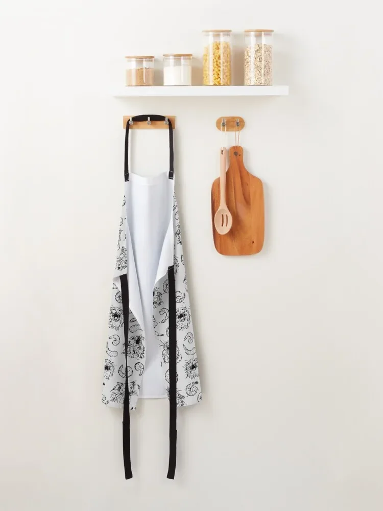 Передник с рисунком кошки для кемпинга