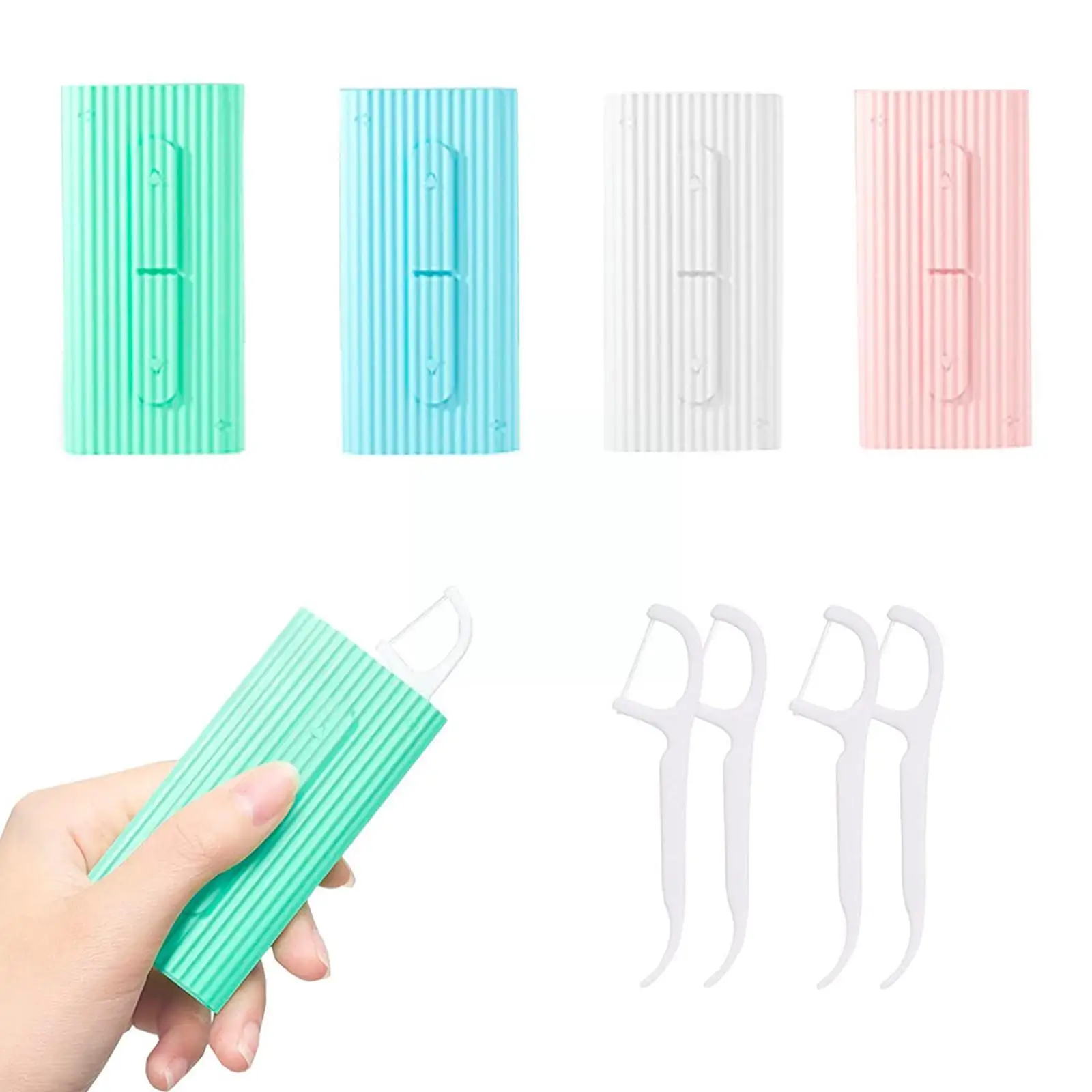 

Автоматический контейнер для хранения зубной нити, автоматический диспенсер для зубной нити для путешествий K6w6