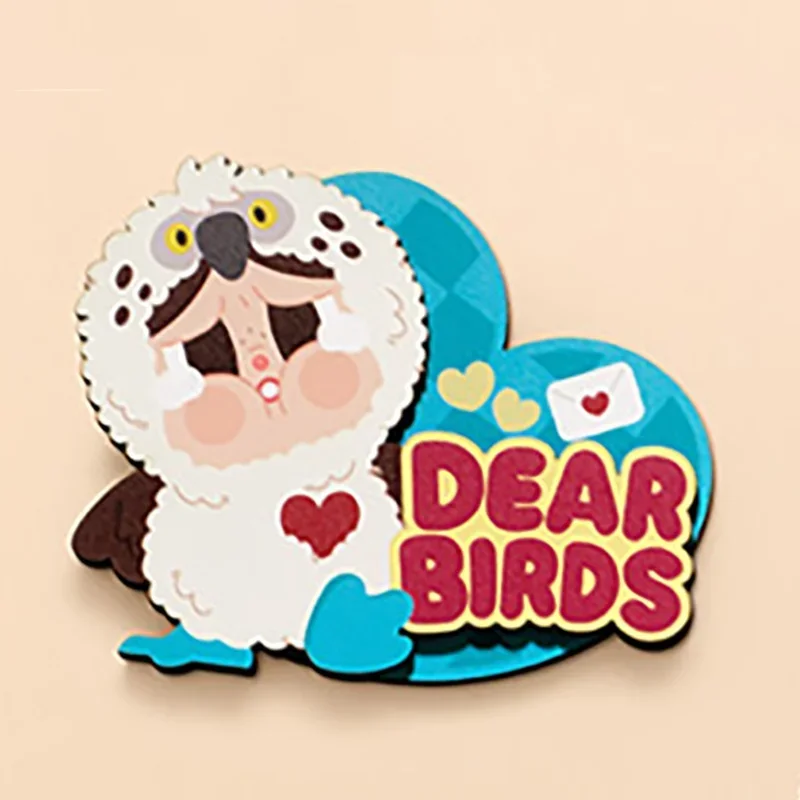 POPMART Серия Dear Birds: Магнит на холодильник, Слепая коробка, Загадочная коробка, Игрушки, Фигурки аниме, Настольные украшения, Коллекционные подарки (art.: 3920da9a653e1) - 3920da9a653e1