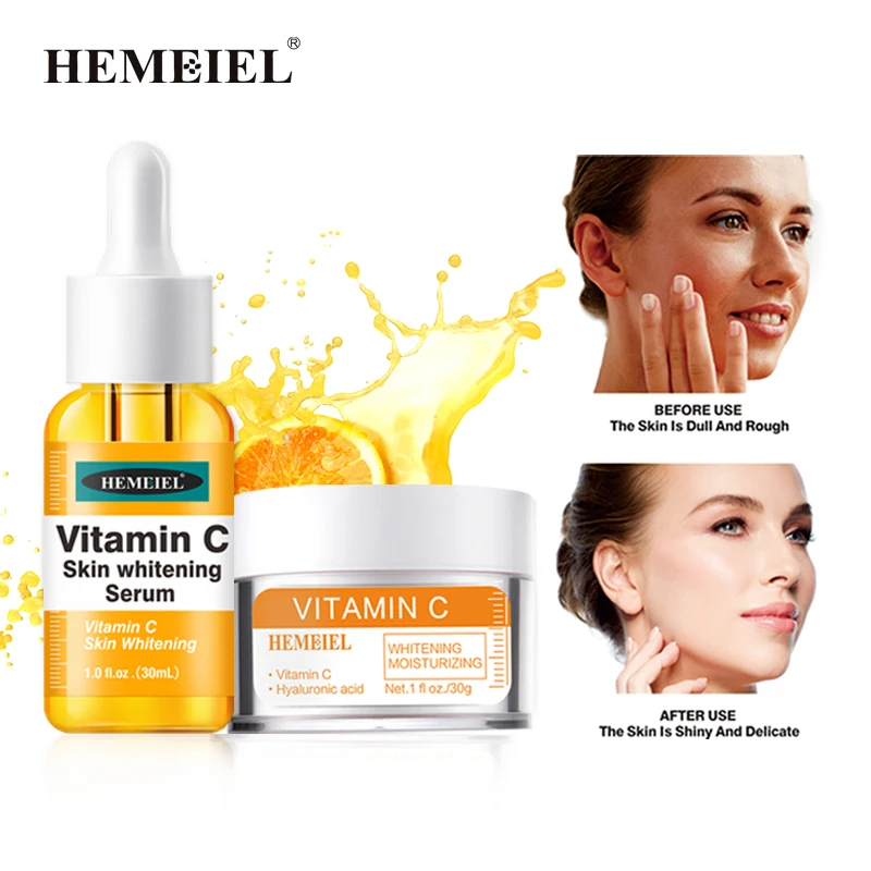 

Whitening Vitamin C Face Cream Moisturizing Oil Control Skin Care Essence VC Serum Brightening Serum Facial Vitamin C Lightening
