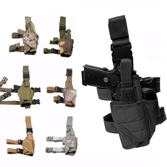 

Universal Drop Leg Gun Holster Right Handed Tactical Thigh Pistol Bag Pouch Legs Harness for All Handguns