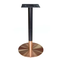 standard furniture hardware parts rose gold table legs dining table base