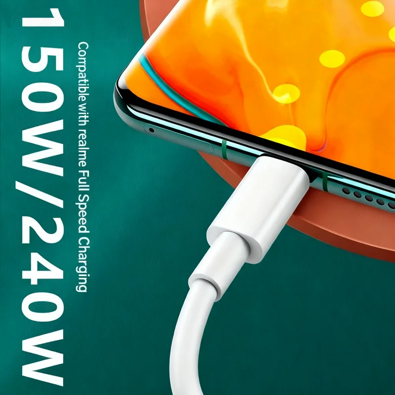Фото Зарядный кабель UltraDart SUPERDART, 240 Вт, 150 Вт, зарядное устройство USB Type C для OPPO Realme GT3 GT5 GT Neo3 Neo5 GT2 Explorer Master 11 Pro №3